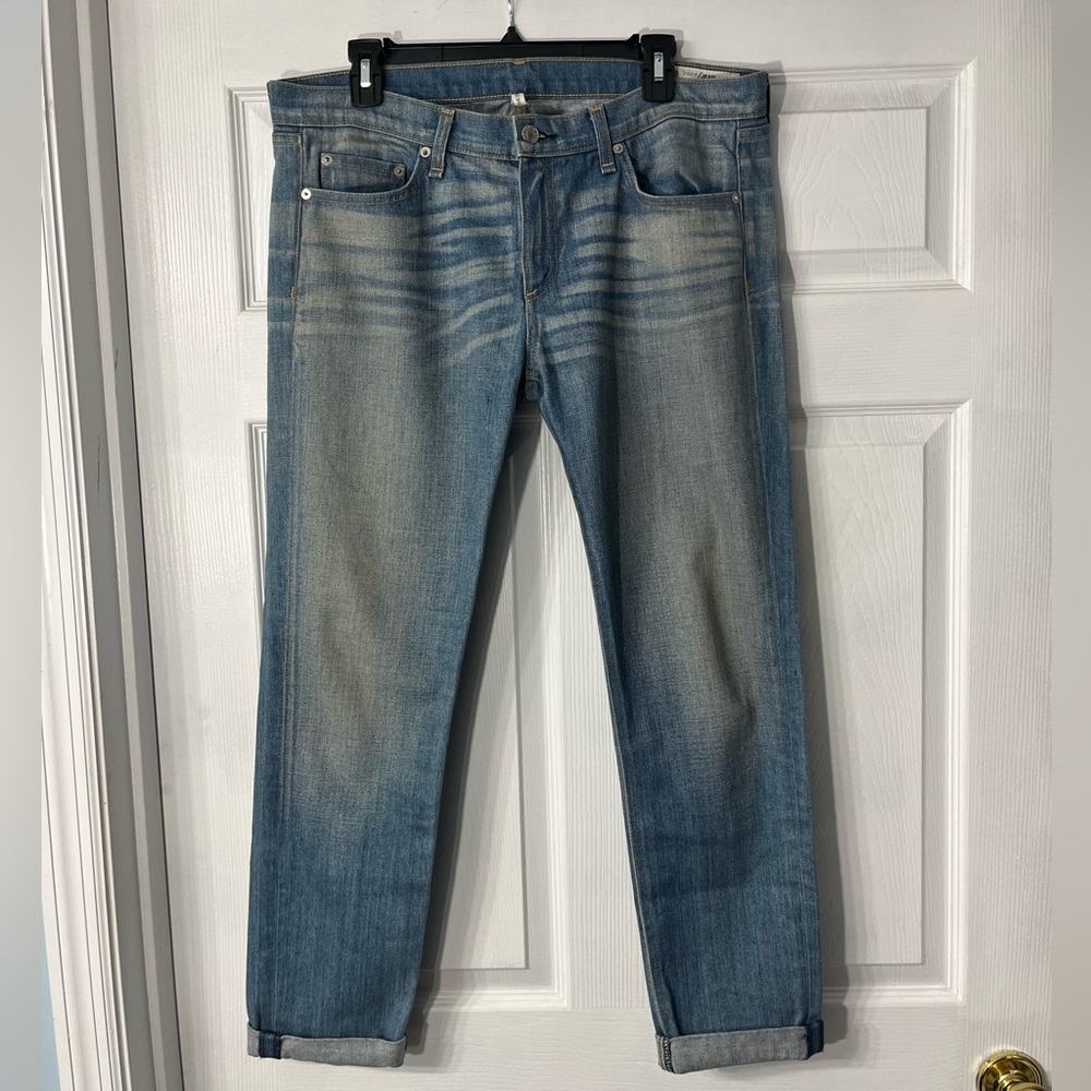 rag & bone the dre jeans (green cast) size 30